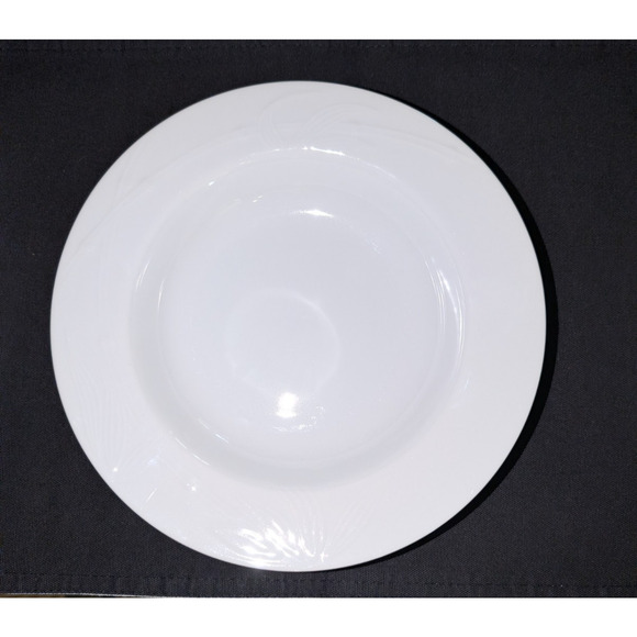 Mikasa Studio Nova BAMBOO WHITE M2050 Rim Serving Bowl 10.25" Fine China - Picture 3 of 5